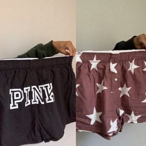 Pink pajama boxers bundle